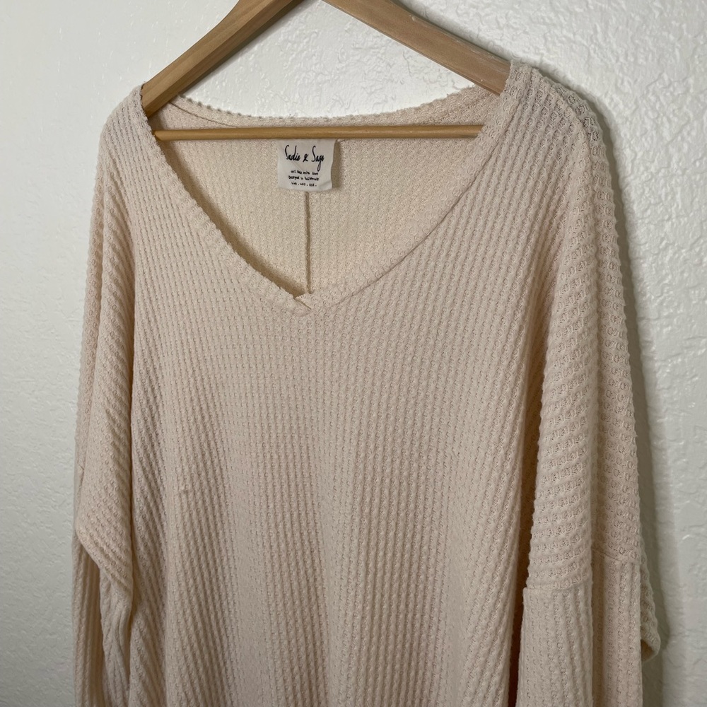 Sadie & Sage light pink/beige sweater
